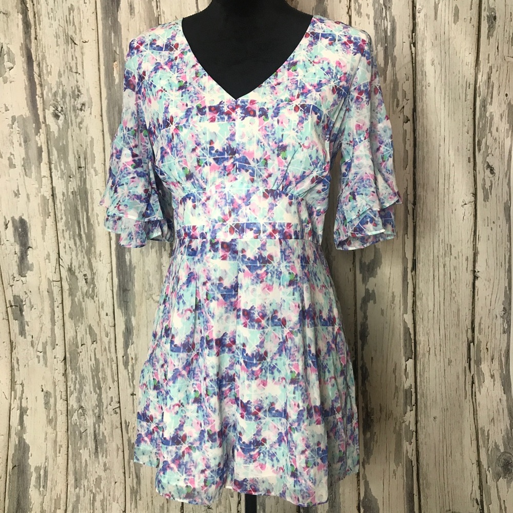 Olive and Oak Aqua Pool Romper